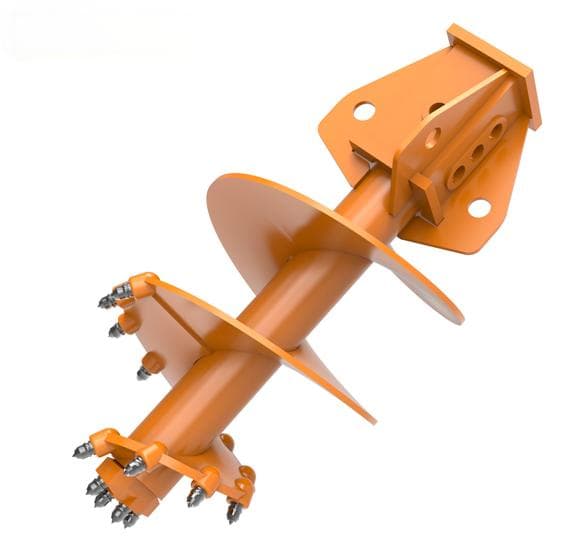 Single-Cone Single-Flight Auger